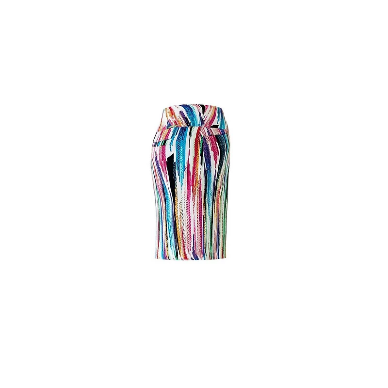 Women's Multi Herringbone Stripe 18 inch Skort
