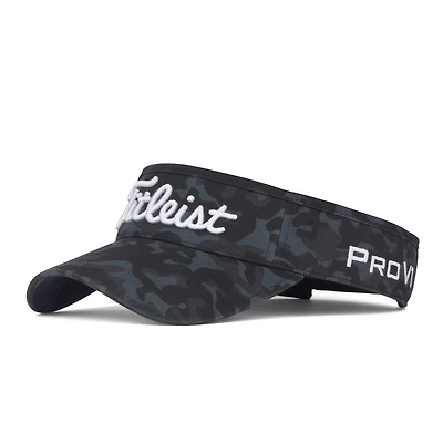 Men's Black Camo Tour Performance Visor