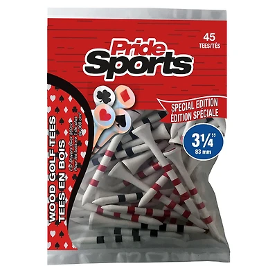 Playing Card Tees 3 1/4IN (45 Count)