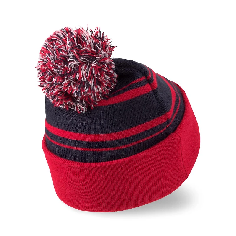 Men's P Removable Pom Beanie