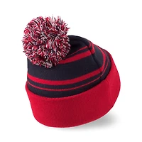 Men's P Removable Pom Beanie