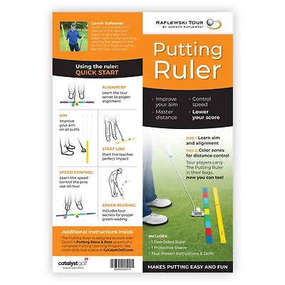 Raflewski Tour Putting Ruler