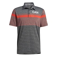 Men's Canada Ultimate 365 Engineered Stripe Short Sleeve Polo