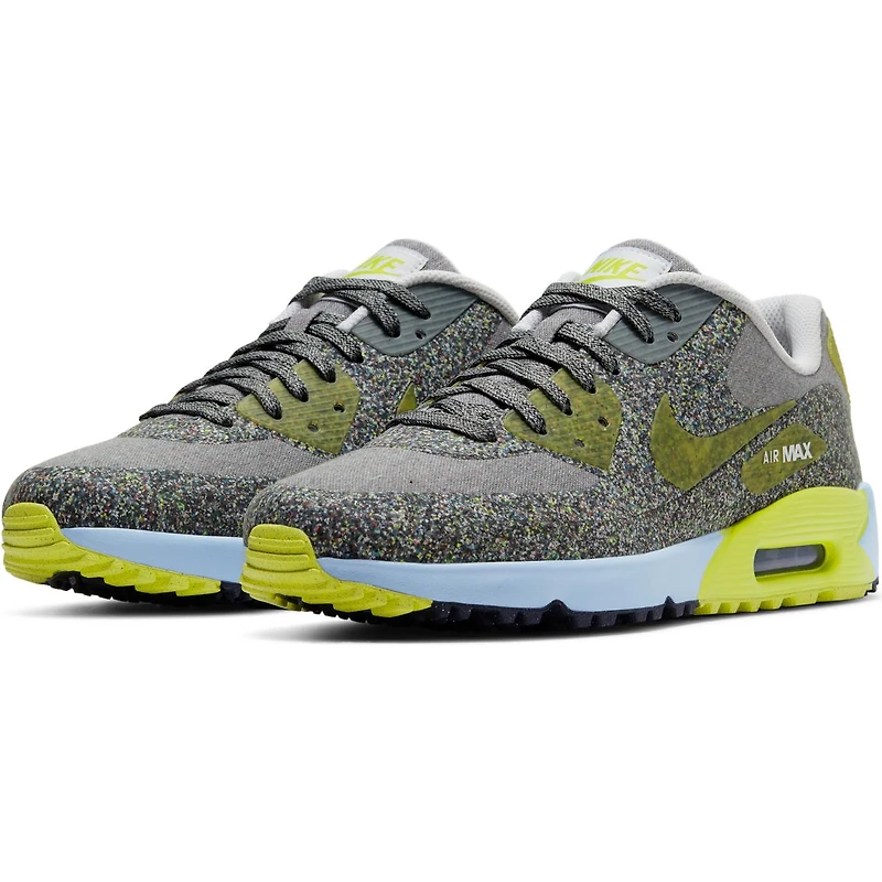 Nike Air Max 90 G NRG Spikeless Golf Shoe-Grey/Yellow