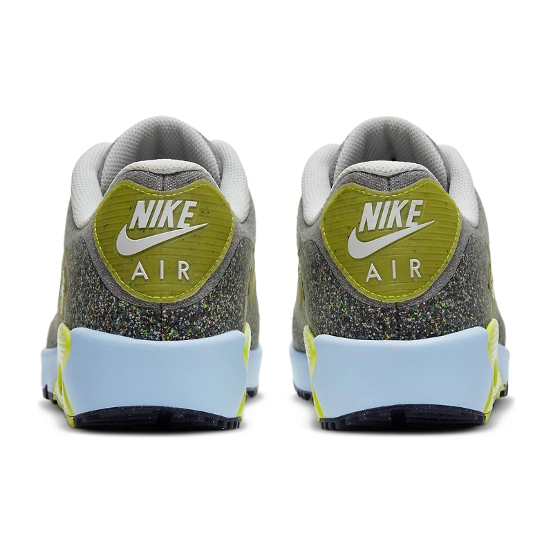 Nike Air Max 90 G NRG Spikeless Golf Shoe-Grey/Yellow