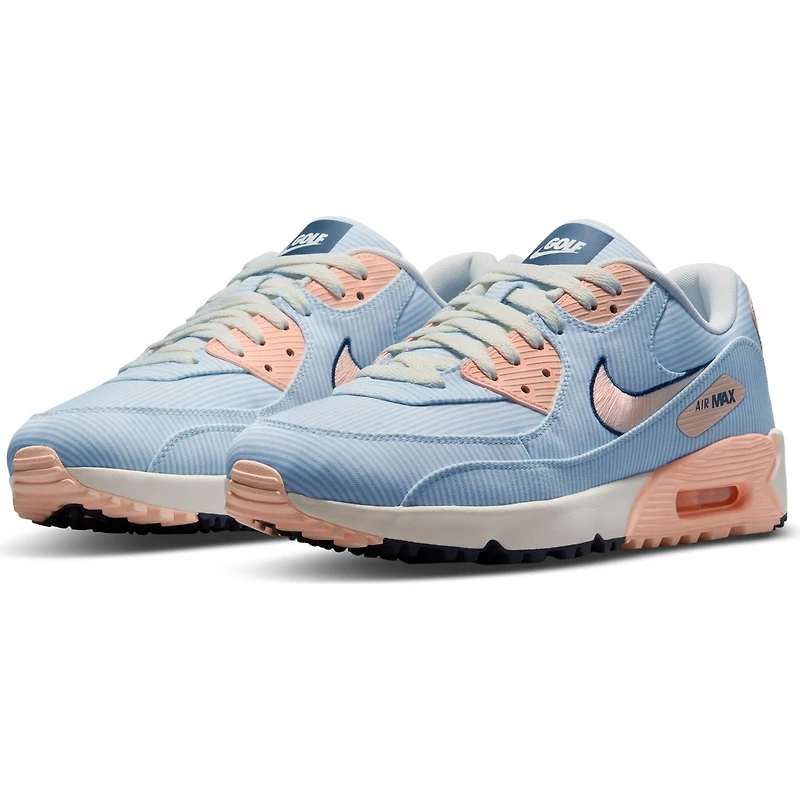 Nike Air Max 90 G NRG Spikeless Golf Shoe-Blue