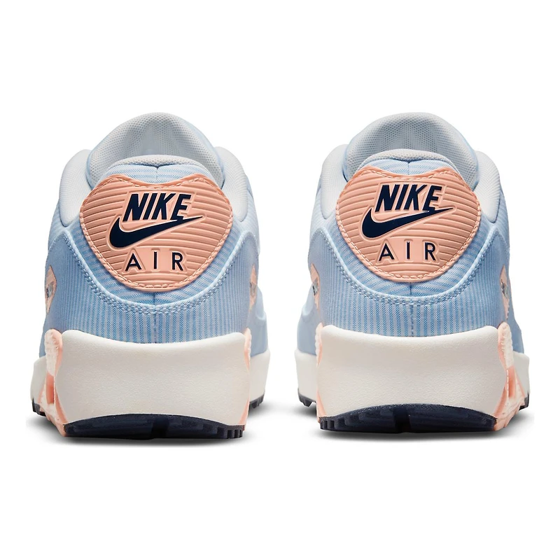 Nike Air Max 90 G NRG Spikeless Golf Shoe-Blue