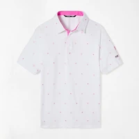 Men's Pink Whitney Short Sleeve Polo