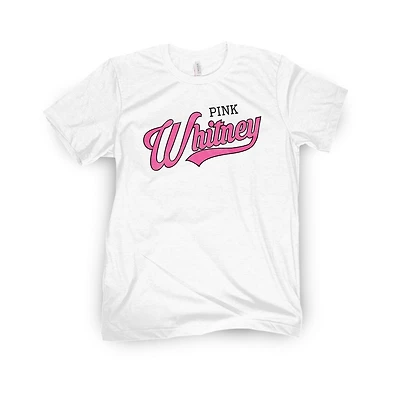 Men's Pink Whitney Big Logo T-Shirt