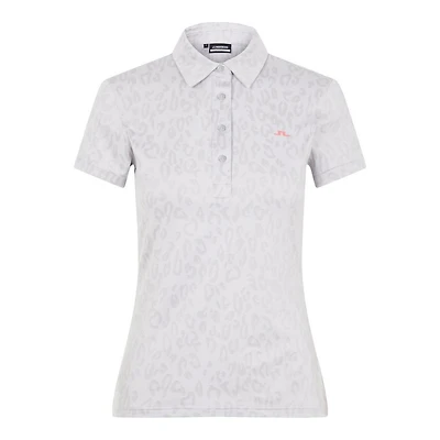 Women's Alaya Jacquard Golf Short Sleeve Polo