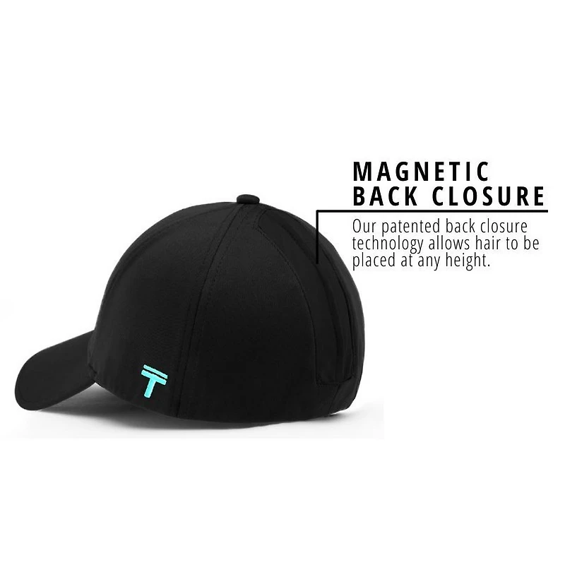 Women's High Ponytail Casual 2.0 Cap - Black