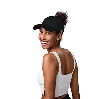 Women's High Ponytail Casual 2.0 Cap - Black