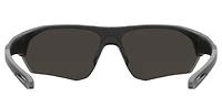 Playmaker Shiny Black/Grey/Silver Mirror Sunglasses