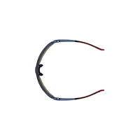 Gametime Matte Transparent Blue/Baseball Tuned Blue Mirror Sunglasses