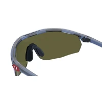 Gametime Matte Transparent Blue/Baseball Tuned Blue Mirror Sunglasses