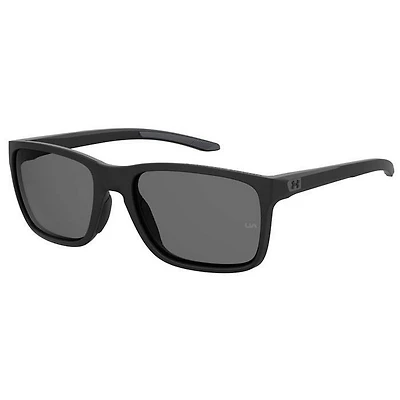 Hustle Matte Black/Grey Polarized Sunglasses