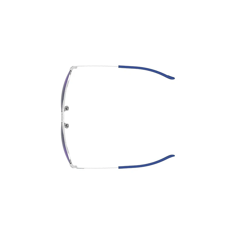 Instinct Shiny Palladium/Grey/Blue Mirror Sunglasses