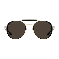 Pursuit Shiny Light Gold-Black Temple Tips/Brown/Tuned Road Sunglasses