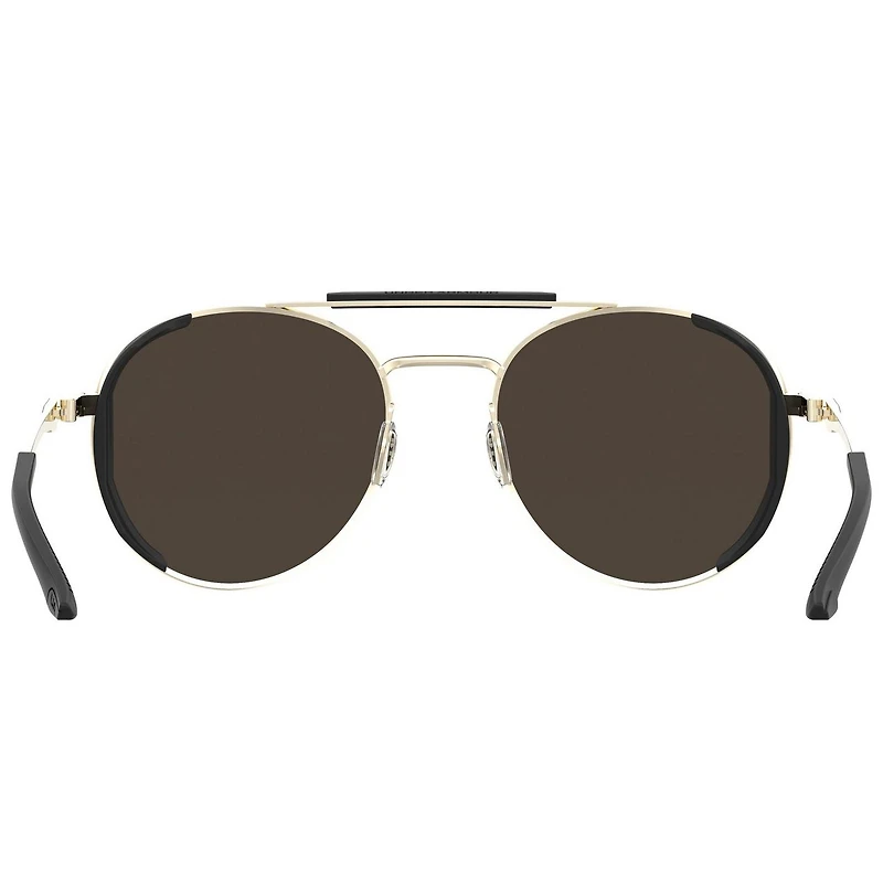 Pursuit Shiny Light Gold-Black Temple Tips/Brown/Tuned Road Sunglasses