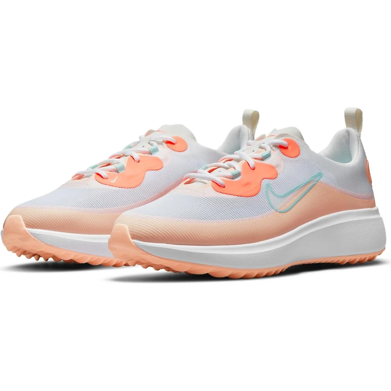 Women's Ace Summerlite Spikeless Golf Shoe-Peach/Turquoise