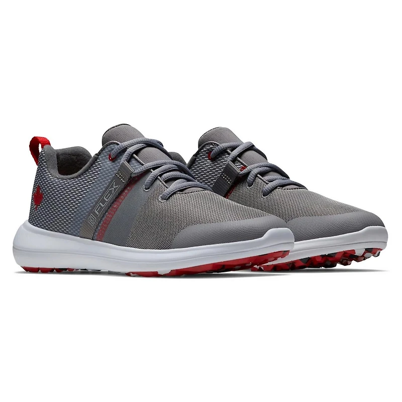 Women's Flex Canada Collection Spikeless-Grey/White/Red