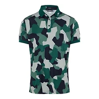 Men's Tour Tech Regular Fit Print Short Sleeve Polo