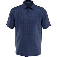 Men's Printed Marled Classic Short Sleeve Polo
