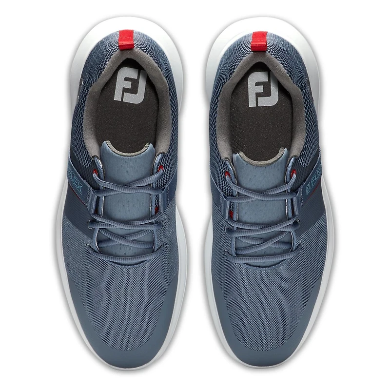 Men's Flex Spikeless Golf Shoe-Blue/Red
