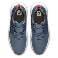 Men's Flex Spikeless Golf Shoe-Blue/Red