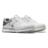 Women's Pro SL Spikeless Golf Shoe-White/Silver