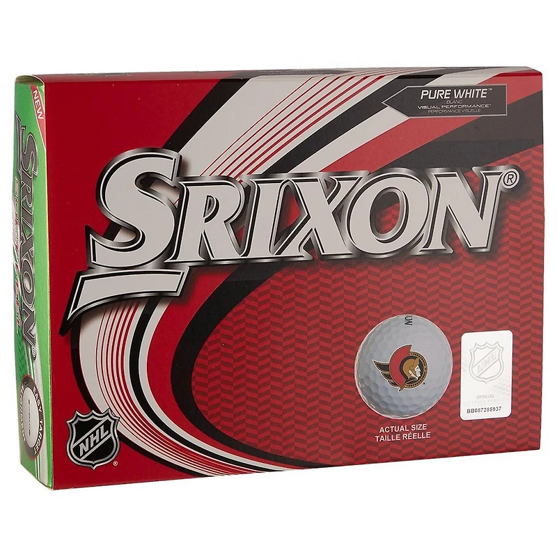 NHL Soft Feel Golf Balls - Ottawa Senators