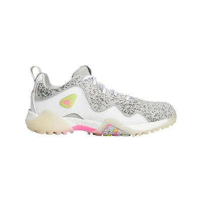 Women's CODECHAOS 21 Spikeless Golf Shoe - White/Pink/Grey