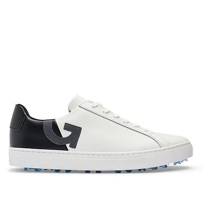 Men's Two Tone Disruptor Spikeless Golf Shoe - White/Black