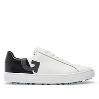Men's Two Tone Disruptor Spikeless Golf Shoe - White/Black