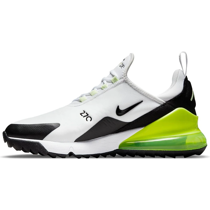 Men's Air Max 270 G Spikeless Golf Shoe - White/Black/Green