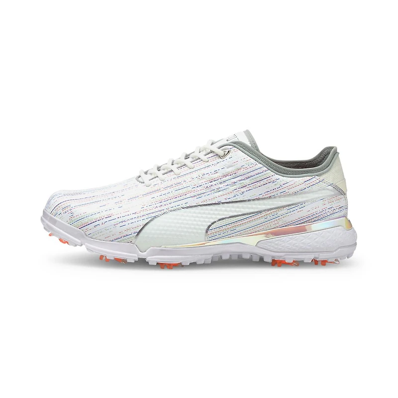 Men's PROADAPT Delta Spectra Spiked Golf Shoe - White/Silver