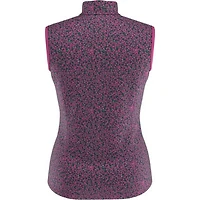 Women's Mini Floral Print Sleeveless Polo