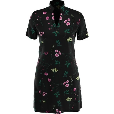 Women's Floral Print Short Sleeve Dress