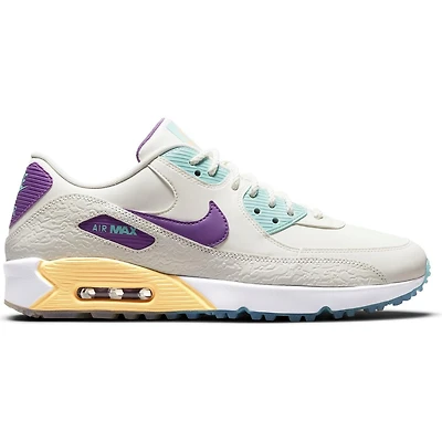 Nike Air Max 90 G NRG U21 Spikeless Golf Shoe -Beige/Purple/Blue