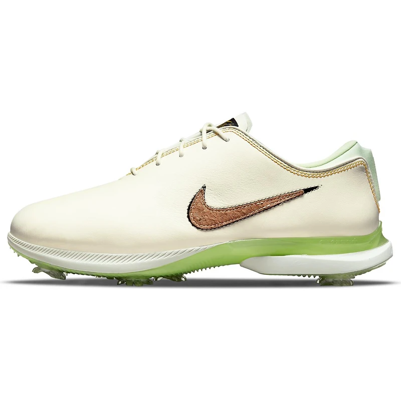 Nike Air Zoom Victory Tour 2 NRG Spiked Golf Shoe-Beige/Gold/Green