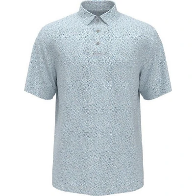 Men's Micro Geo Print Short Sleeve Polo