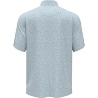 Men's Micro Geo Print Short Sleeve Polo
