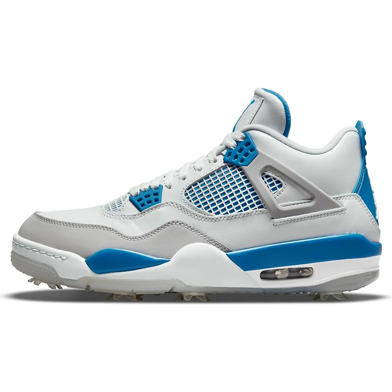 Nike Air Jordan 4 G Retro Spiked Golf Shoe-White/Blue
