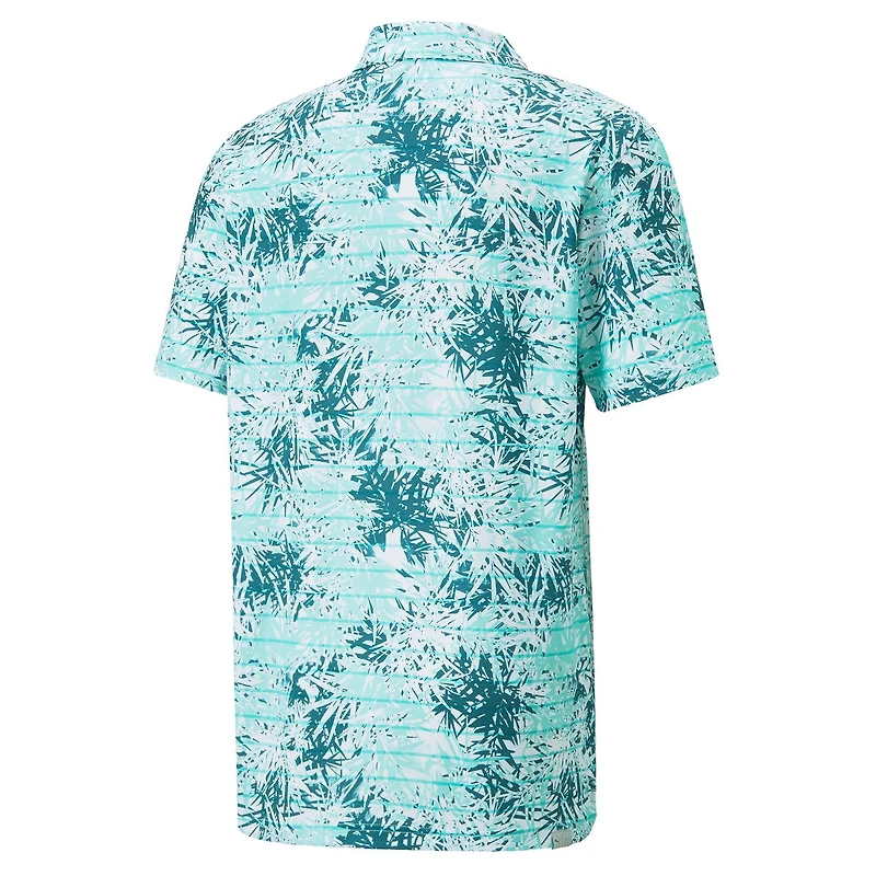 Men's Cloudspun Tropic Leaves Short Sleeve Polo