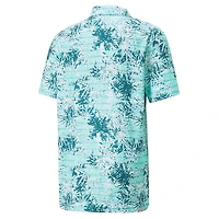 Men's Cloudspun Tropic Leaves Short Sleeve Polo