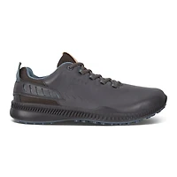 Men's Golf S-Hybrid Spikeless Golf Shoe- Dark Grey/Blue