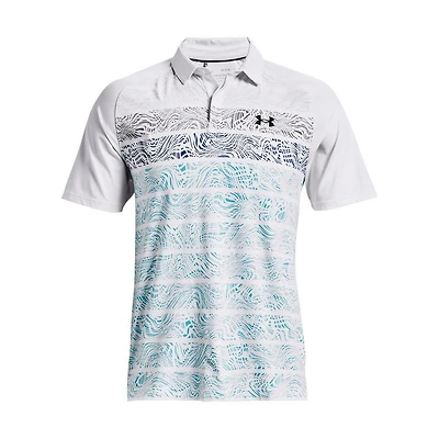 Men's Iso-Chill Psych Stripe Short Sleeve Polo