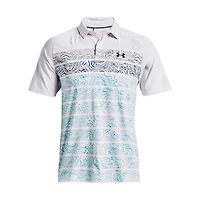 Men's Iso-Chill Psych Stripe Short Sleeve Polo