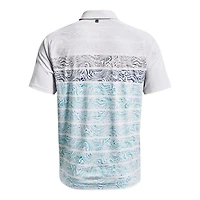 Men's Iso-Chill Psych Stripe Short Sleeve Polo