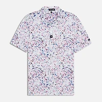 Men's Paint Splatter 3 Short Sleeve Polo